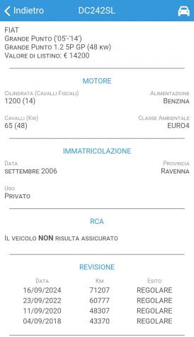 Fiat Punto 1.2 5 porte SOLO 78.000KM!!! - Foto 2