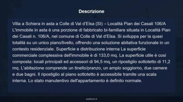 Immobile in asta di 133 m² in vendita a Colle di Val d'Elsa - Foto 16