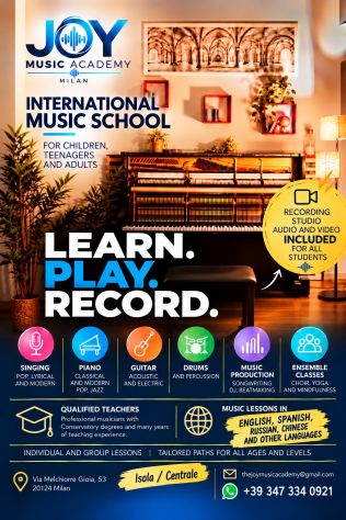 NASCE A MILANO JOY MUSIC ACADEMY! Accademia di musica e produzione musicale - Foto 2