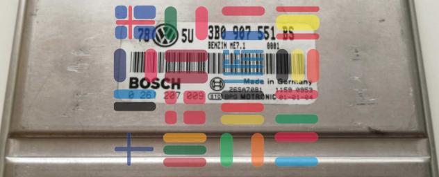 0261207009 3B0907551BS Audi A6 2.8 centralina motore Bosch - Foto 2