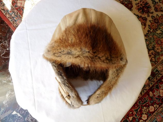 Berretto unisex HARRICANA SPORT canadese in vera pelle-pelliccia,Tg.G/L - Foto 7