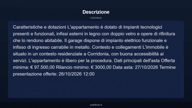 Immobile in asta di 104 m², box auto in vendita a Corridonia - Foto 9