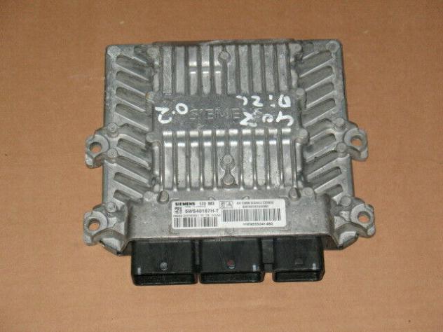 5WS40167HT ECU PEUGEOT 407 2.0 HDI 5WS40167H-T SID803 HW9655041480