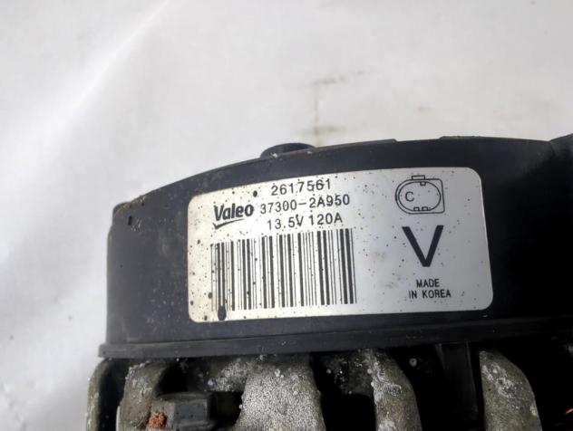 37300-2A950 ALTERNATORE KIA RIO 1.1 D 55KW 6M 5P (2017) RICAMBIO USATO - Foto 4