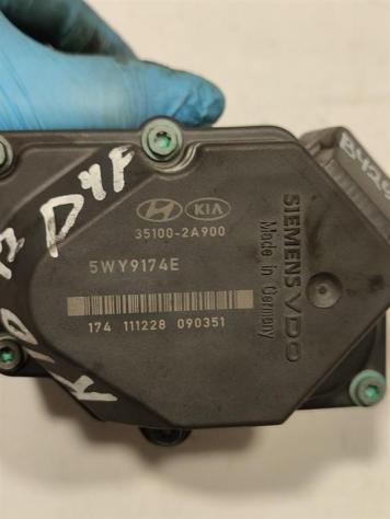 CORPO FARFALLATO KIA Rio 4° Serie 35100-2A900 5WY917AE D4FC diesel 1396 (11) - Foto 2