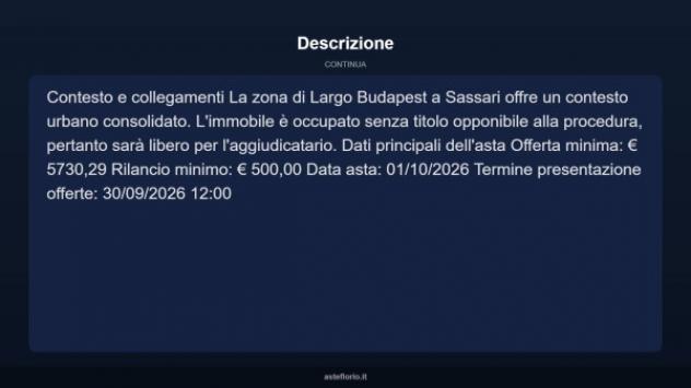 Immobile in asta di 16 m² in vendita a Sassari - Foto 8