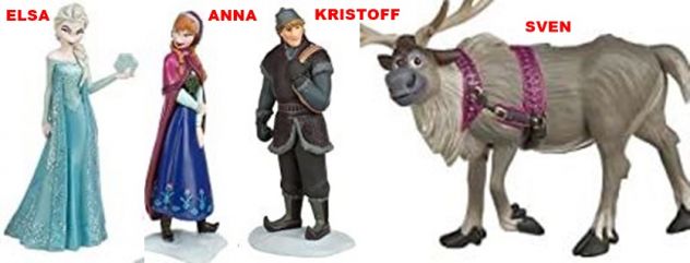 FROZEN Disney Con 4 personaggi 3D e 1 scenario per giocare! - Foto 4