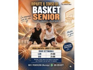 Corso di basket Senior