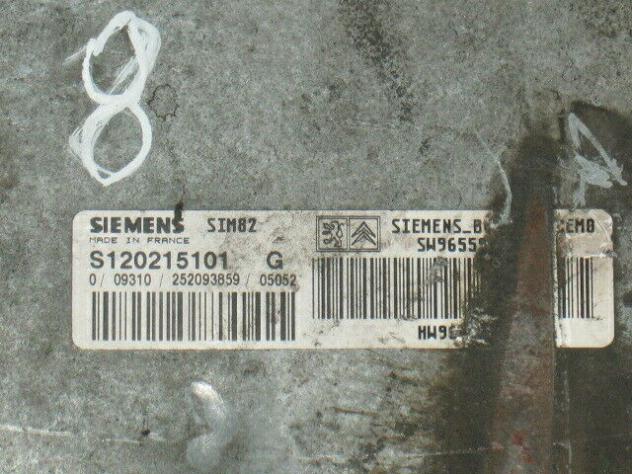 S120215101G ECU CAMBIO AUTOMATICO CITROEN 1.4 S120215101G SW 9655989680 SIM82 - Foto 2