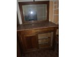 Mobile d'epoca con piano in marmo e specchiera per restauro - Verbania