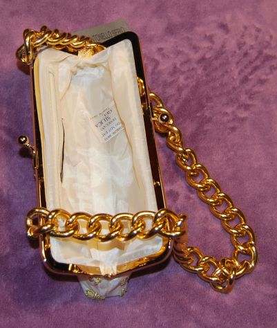 Borsa donna da sera Antonello Serio nuova - Foto 3