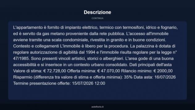 Immobile in asta di 90 m² in vendita a Carsoli - Foto 13