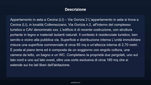 Immobile in asta di 85 m² in vendita a Cecina - Foto 4