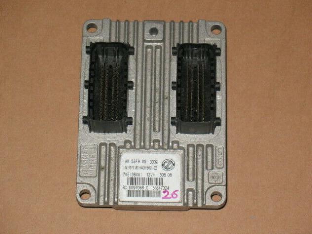 5SF9.MS 51847324 ECU CENTRALINA FIAT 500 1.2 IAW 5SF9.MS 51847324 HW405