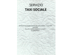 Servizio taxi sociale