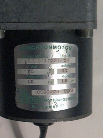 Motorino elettrico sincrono con riduttore - Foto 5