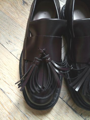 Mocassini Ragazza/Donna similpelle Bordeaux - H&M - numero: 38 - come NUOVE! - Foto 4