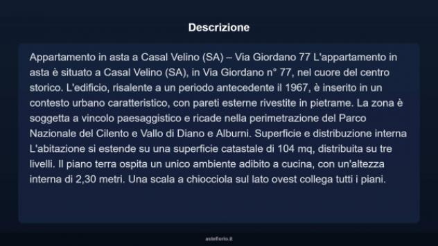 Immobile in asta di 104 m² in vendita a Casal Velino - Foto 4