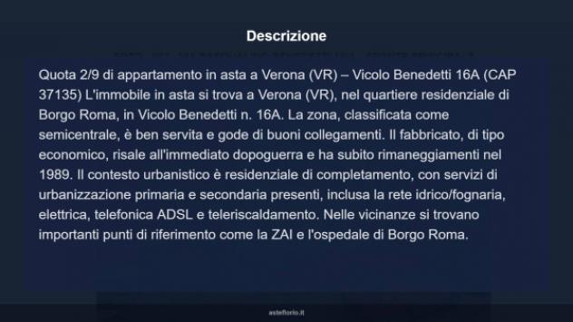 Immobile in asta di 168 m², box auto in vendita a Verona - Foto 8