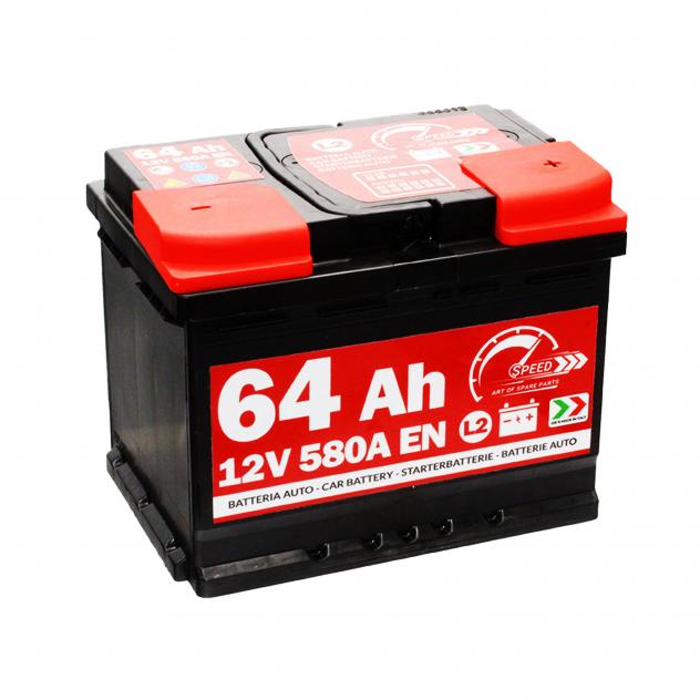 Batteria Auto Speed L264 12V 64Ah 580A