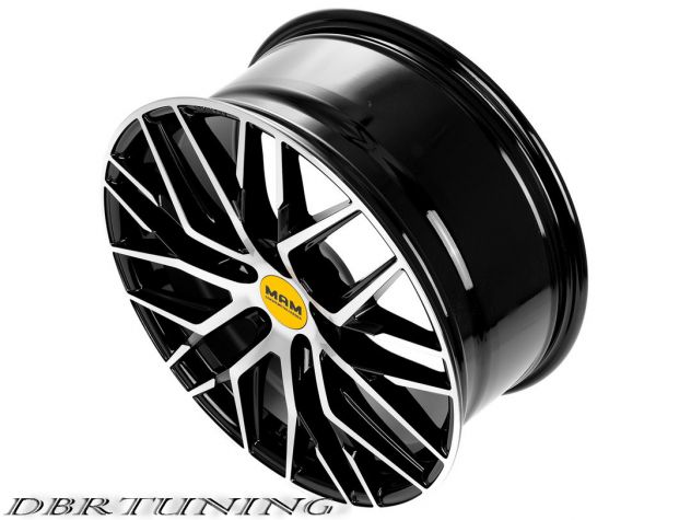 Cerchi in lega 17 MAM RS4 Black Pol FORD AUDI - Foto 3