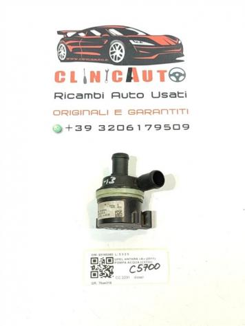 POMPA ACQUA OPEL Antara Serie 95165365 diesel 2231 (0615)
