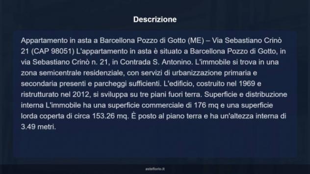Immobile in asta di 176 m² in vendita a Barcellona Pozzo di Gotto - Foto 13