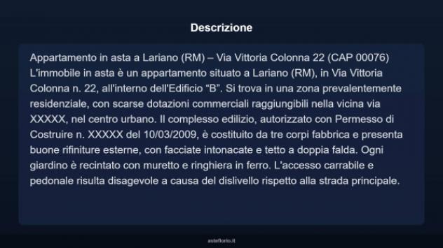 Immobile in asta di 79 m², box auto in vendita a Lariano - Foto 2
