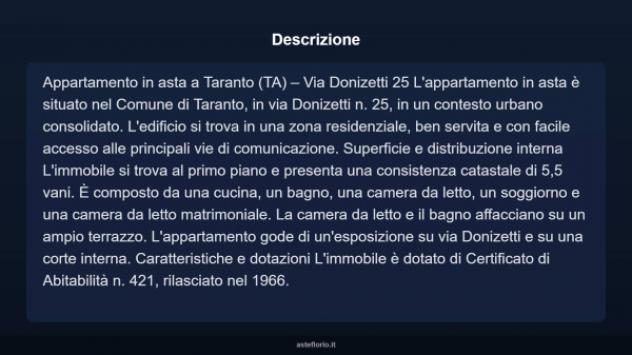 Immobile in asta di 90 m² in vendita a Taranto - Foto 5