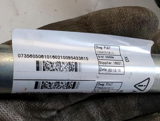 52016599 KIT AIRBAG LANCIA YPSILON 1.2 G 51KW 5M 5P (2016) RICAMBIO USATO CON PRETENSIONATORI CINTURE DI SICUREZZA, CENTRALINA AIRBAG, AIRBAG VOLANTE - Foto 9