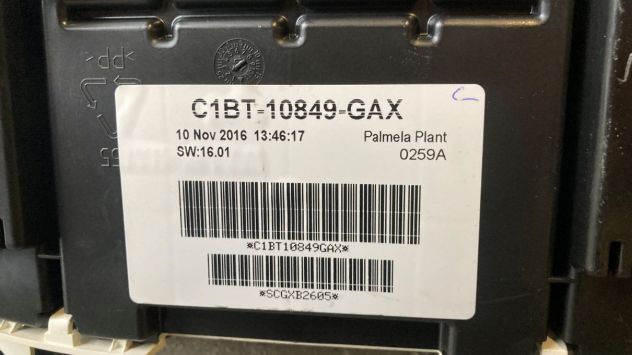Quadro strumenti Ford Fiesta 1.5TDCI DEL 2017 (C1BT-10849-GAX) - Foto 4