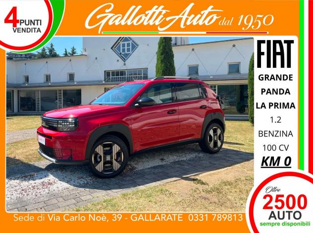 FIAT Grande Panda Benzina La Prima-SENZA VINCOLI DI FINANZIAMENTO