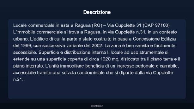 Immobile in asta di 1020 m² in vendita a Ragusa - Foto 4