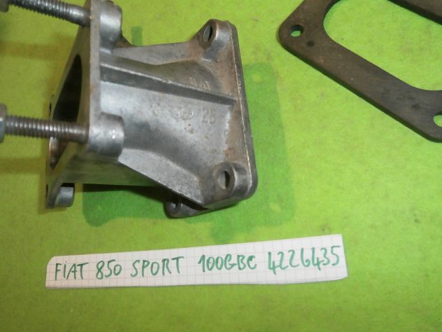 COLLETTORE CARBURATORE FIAT 850 SPORT SPIDER COUPE' 100GBC 4226435 - Foto 3