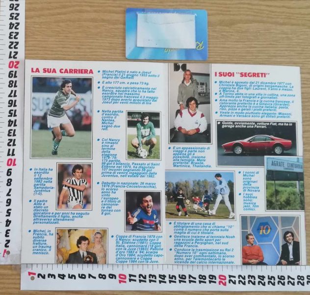 La scheda segreta di: Michel Platini - Intrepido Sport N°7 del 12-2-1985 - Foto 2