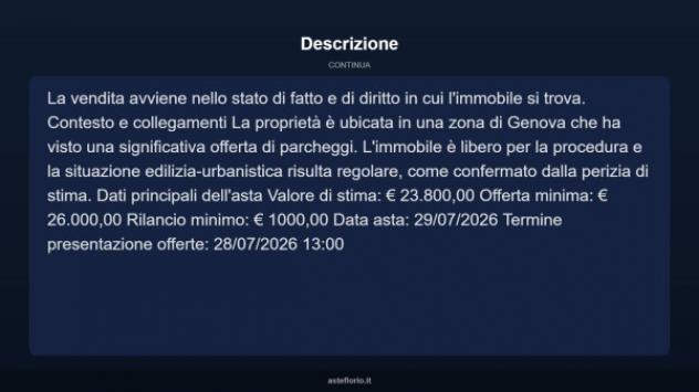 Immobile in asta di 14 m² in vendita a Genova - Foto 4