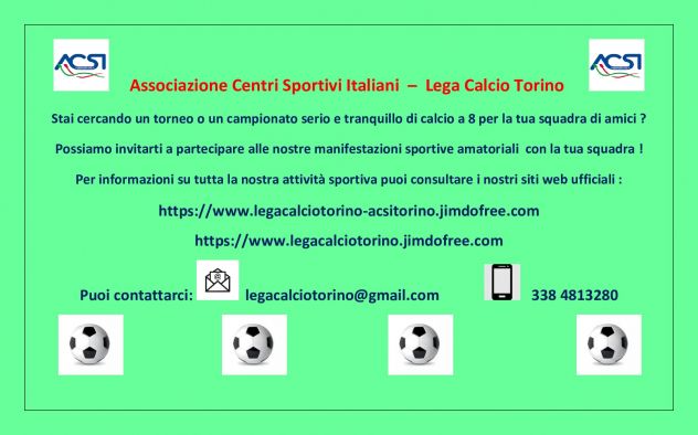 Squadre  per Tornei e Campionati di calcio a 8. - Foto 3