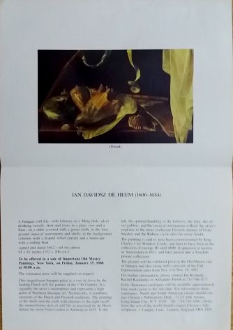 Christie's London-4 Ed. particolari tra 1988/1990+2 Ed. Sothebys NewsLetter 1988 - Foto 7