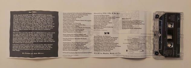 Musicassetta MC Robin Hood:Prince Of Thieves Originale Colonna sonora del film E - Foto 4