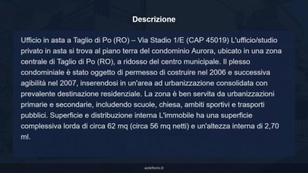 Immobile in asta di 62 m² in vendita a Taglio di Po - Foto 9