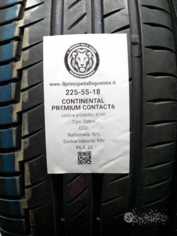 2 gomme 225 55 18 continental a8166 - Foto 2