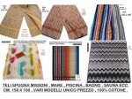 TELI SPUGNA MISSONI , MARE PISCINA BAGNO SAUNA BARCA ECC. CM. 150 X 100