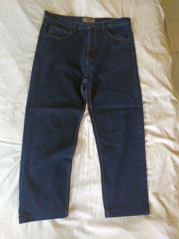 Vestiario pantaloni braghe calzoni cotone uomo jeans - Foto 5