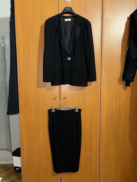 TAILLEUR GIACCA E GONNA VINTAGE ANNI 70’/80’,FIRMATO”CHRISTIAN DIOR”ORIGINALE,TA - Foto 2