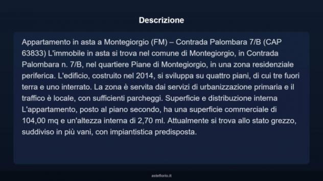 Immobile in asta di 123 m² in vendita a Montegiorgio - Foto 3