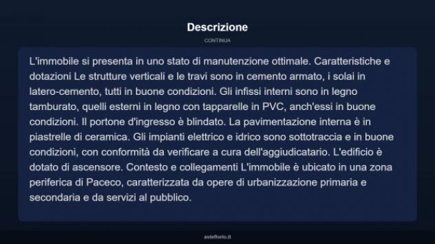 Immobile in asta di 129 m² con più di 5 locali e box auto in vendita a Paceco - Foto 9