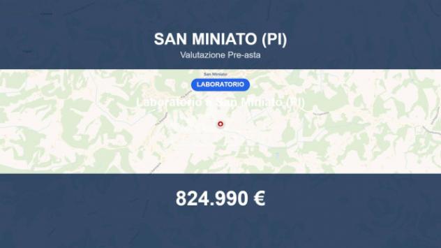 Immobile in asta di 486 m² in vendita a San Miniato