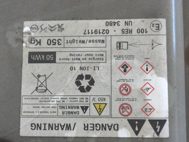 1674204280 BATTERIA PEUGEOT 208 E 57KW AUT 5P (2020) RICAMBIO USATO 9827789180 - Foto 9