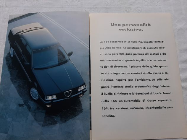 ALFA ROMEO 164  DEPLIANT ORIGINALE - Foto 4