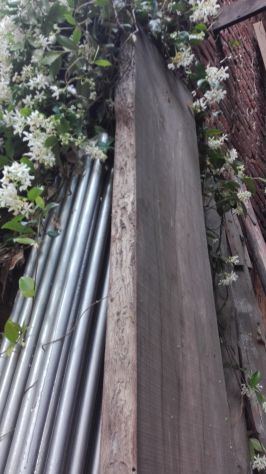 Vecchia tavola tavolone legno massello in faggio - Foto 3
